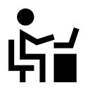 Desk worker: This user is primarily based at the office desk throughout the working day, and can perform most duties without the need to move about the office.