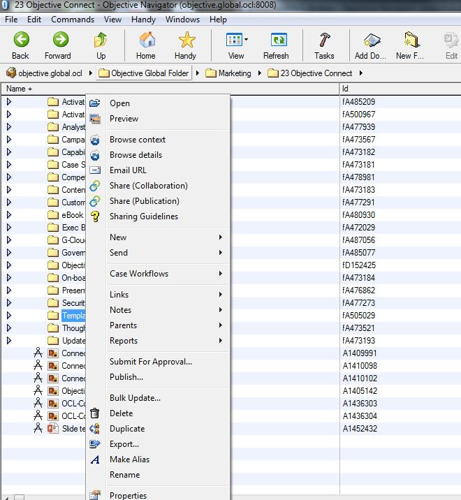 Creating a Workspace - ECM Navigator Workspaces can be created from ECM Navigator A user who has been given the appropriate ECM permission and has been added as a Member to a Connect Workgroup, can