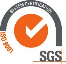 has been ISO 9001 certified Your sales