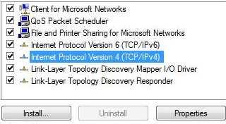 14 4. Check Client for Microsoft Networks, File and Printer Sharing, and Internet Protocol (TCP/IP) is ticked. If not, please install them. 5.