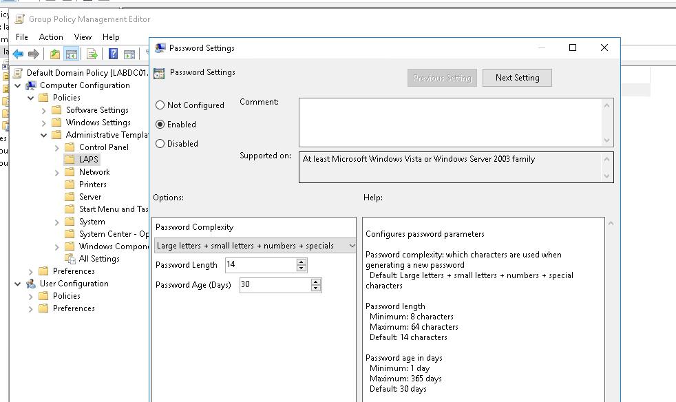 13 Configure Group Policy to enable and set the relevant policies Once we prepare and set all configuration in Active Directory,