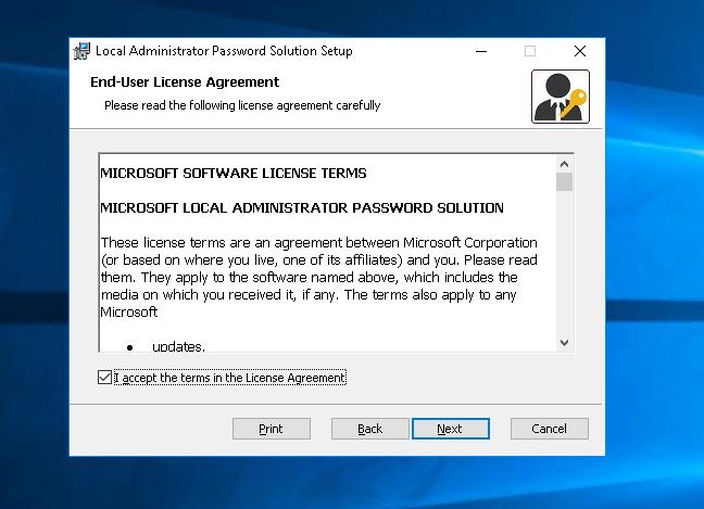 Installs LAPS on management machine 2. Configure LAPS settings in Active Directory 3.