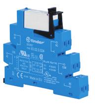of relay using retaining clip DIN rail mounting (EN 60715) type current description contact Electromechanical relays coil voltage 380170120050 16A relay interface module 1 ch/over 12 VDC 227.