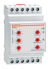 00 price Timers & control relays Voltage monitors single or three phase Voltage monitoring relays, self powered, for minimum and maximum voltage Adjustments - V max maximum voltage tripping threshold