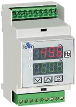 Timing, counting, control / Monitoring devices (modular DIN rail mount) New plug in termination for ease of replacement 3-module wide (54 mm) dual colour LED display Modular Din rail mounting digital