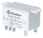 High power relays 30A 65 series high power relays (43.3 x 32.2 x 36.6 mm) Flange mount with faston 250 (6.3 x 0.
