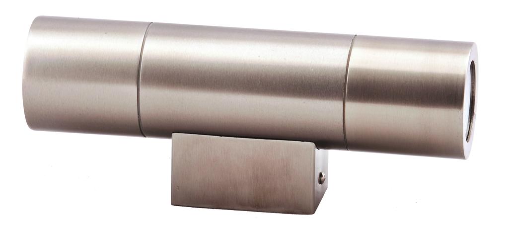 Stainless Steel LED Up/Down Wall Pillar Light O RDER CODES: HV1071C (Cool White, 6000k) HV1071W (Warm White, 3000k) PRODUCT SPECIFICATIONS: Input Voltage: AC Power: 10w (2x5w) Material: Stainless