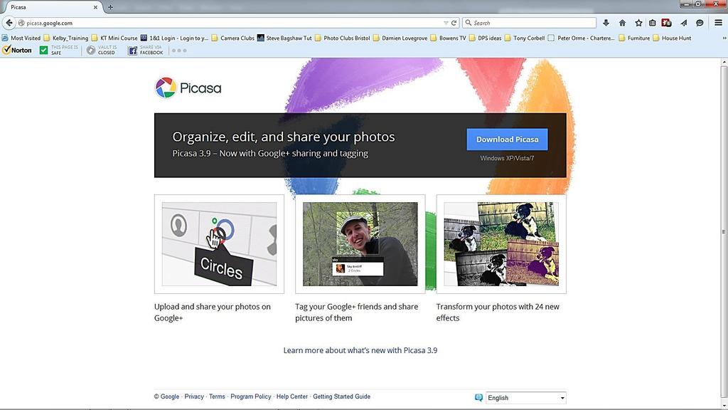 Free Editing Software Picasa from Google This a great program for tweaking a large number of JPEG images quickly.