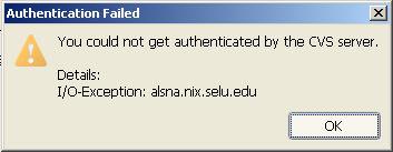 Fill in the Password blank with your password (if you have not already logged in to aslant.nix.selu.