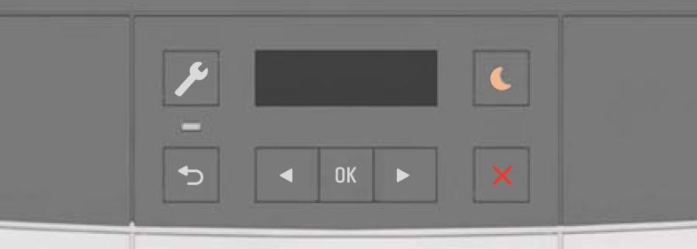 Control Panel and Menus CS310: 2-Line APA Display Menus Display Sleep Indicator Light Back Left Arrow Select Right Arrow Stop Buttons and Functions: CS310 Button Display Menus Button Sleep Button