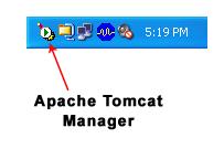 7 Tomcat installation guide Configuring Tomcat Manager To Configure the Tomcat Manager, there are two ways; either user can configure Tomcat directly from the toolbar panel or can configure it from