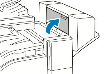 Troubleshooting 5. Hold the tabs on both sides of the staple cartridge, then reinsert the staple cartridge into the original position in the finisher.