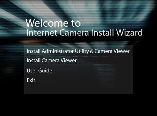 2. The Install Wizard will show four selections, select the program you want to