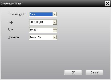 Using the control functions 30 The line colors in the Timers list have the following meanings: Current day's timer setting When some of the projectors in the group have timer setting enabled and