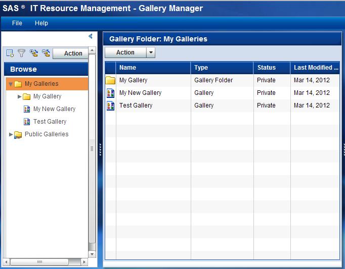 20 Chapter 2 Working with Gallery Manager Gallery Manager can view the folder (public). The default status is private unless you select Mark as public.