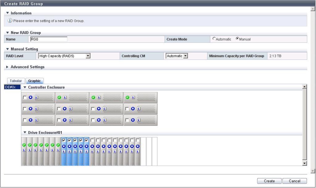 7 RAID Configuration Settings Use ETERNUS Web GUI to set RAID configurations in the ETERNUS DX.