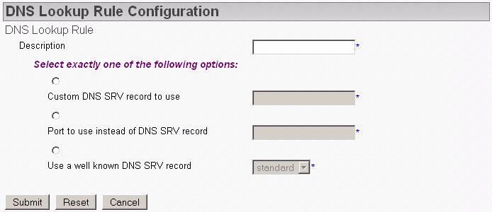 Non-Standard SRV Records 3. Select the remote server type in the list. 4. Under DNS Lookup Rules, click Go to add a rule. 5.