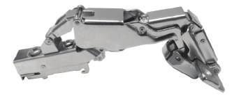 METALLA SM HINGES Metalla SM SUS 304 with soft closing, clip on damper hinge, 110 Full overlay