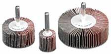 FLAP DISCS Zirconia High Performance Resin Fibre Discs High concentration of Zirconia and heat-treated Aluminum Oxide grain provides twice the cutting action of premium AO discs.
