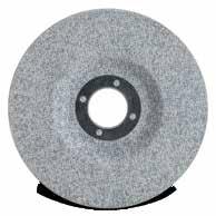 Cotton fiber impregnated with aluminum oxide grain and latex bond for superior stainless steel and