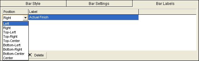 Bar Necking Settings Bar Necking displays a thinner bar during times of inactivity such as weekends and holidays and applies only to Current Bar setting column in the Bars form.