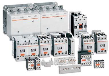 Three-pole versions up to 630A in AC3 duty Four-pole versions with 2NO+2NC or 4NC AC or DC control versions.