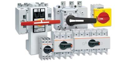 changeover (O-I-II) switches Wide range of accessories.