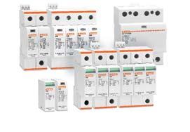 SURGE PROTECTION DEVICES Protection against overvoltage and high surge conditions caused by direct or