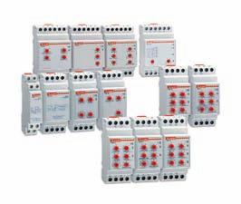 control relays and 9-38A contactors in IEC AC3 duty. MOTOR PROTECTION RELAYS Thermal overload relays for currents between 0.