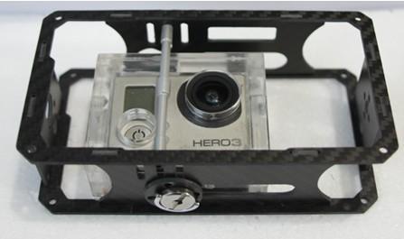 3. How to Install the Gopro3/3+ It is easy to install the GoPro on ARRIS Zhao Yun Pro gimbal, you just need the mounting case
