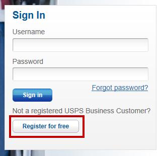 4.1 Register as a New User The BCG is a single entry point for multiple USPS online business services, including the IV-MTR application.