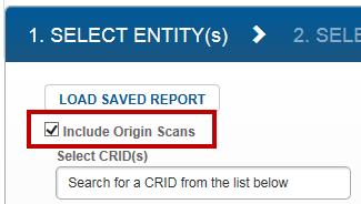The selected MID or MIDs appear in the Your selected MIDs section. Note: Selected CRIDs and MIDs do not appear in the Select CRID(s) and Add MID(s) sections.