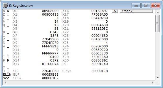 secure NOTE: The CPU might stop at a software breakpoint although there is not breakpoint shown in the List.auto window.