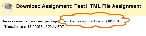 You can also Save the file to view/correct the assignments at another time.