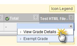 ASSIGNMENTS 1. Choose a Content Area you would like to put an Assignment in. 2. Click on Evaluate in the toolbar.