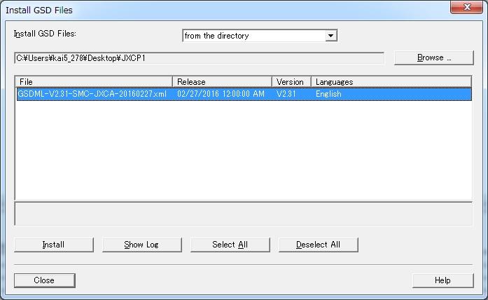Fig. 4.2 Selection of [Install GSD file] of HW Config (3) Specify the path of the JXCP1 GSDML file and click the [Install] button.