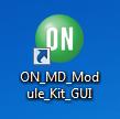 GUI shortcut icon is created on the desktop as