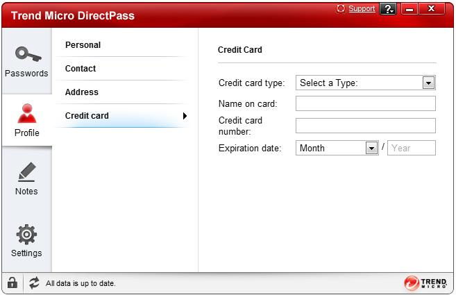 Test the auto fill function by signing up for a new online account. Figure 47. DirectPass Auto Fill 8.