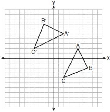 0118geo 1 In the diagram below, a sequence of rigid motions maps ABCD onto JKLM. The graph below shows two congruent triangles, ABC and A'B'C'.