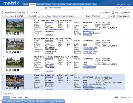 5 Click Previous/Next to view additional listing results. 5 6 Select listing(s) and use the Button Bar to perform a task. Note: see, Button Bar section for a full list of Button Bar functionality.