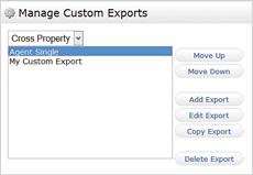 6 Custom Exports: export specific fields from your selected listing(s) to a.csv file. 6a From the, "Manage Custom Exports" page, click the, "Add Export" button.