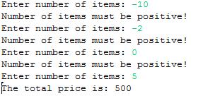 Example: input testing public public static static void void main main (String (String args[]) args[]) { final final int int ITEM_PRICE ITEM_PRICE 100; 100; Scanner Scanner scan scan new new