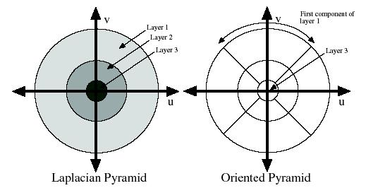 Oriented pyramids Laplacian pyramid is orientation independent Apply an oriented filter to determine orientations at each