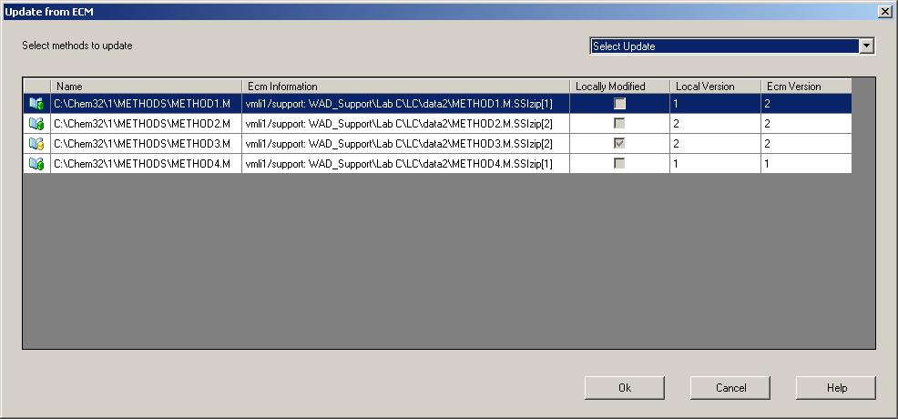 4 Working With ChemStation OpenLAB Option Workflows for Methods and Sequence Templates 6 When the Add File dialog opens, enter a reason for the upload and click OK.