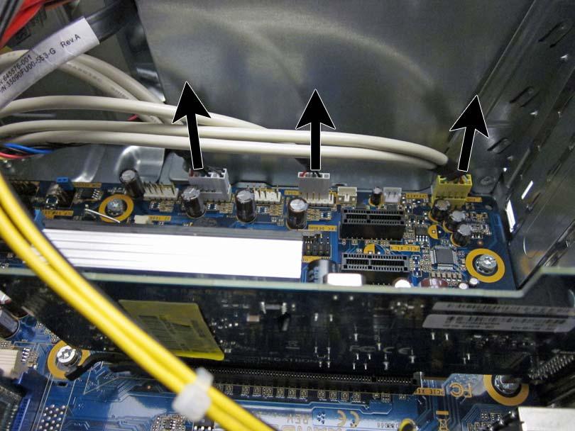 Figure 7-18 Front I/O connectors HP Pro 3405 models 6.