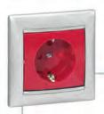 7 743 27 Red with tamperproof 7 743 72 Green 7 743 73 Orange 24 7 743 23 7 74 9 7 744 23 7 742 9 7 70 23 7 702 9 2P+E supplied complete With cover plate and plate - screw terminals - automatic