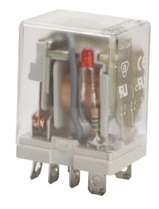 RY2 Plug-in Power Relays Slim Square Base The Relpol RY2 eneral Purpose Plug-in Power Relay is a traditional square base blade type style designed for higher current application in a small design.