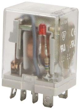 eneral Purpose Relay RY2 plug-in power relays Plug-in Relays 2 Pole (Form C) - Slim Blade Type RY2 Relay Description 12A DPDT 2 Pole (2 Form C) AgNi Contact Features: Built-in LED