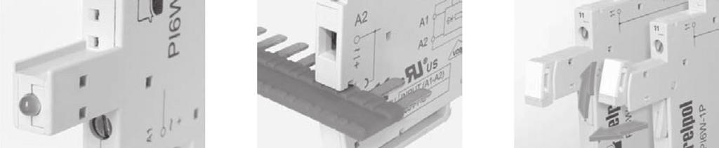 PIR6W Slim Interface Terminal Block Relays The Relpol PIR6W Slim Interface Terminal Block Relay is ideally compact, designed for a variety of high-density isolation and interposing applications.