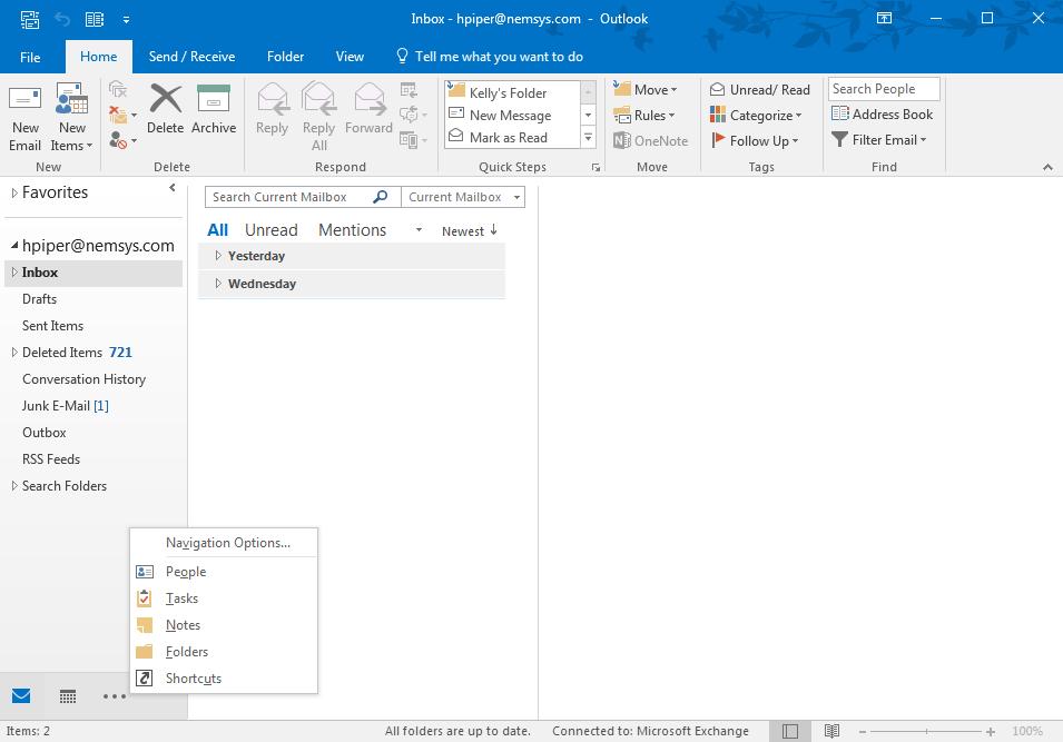 Chapter 4: New in Outlook 2016 This chapter provides a brief look at some of the changes you will find in Outlook 2016.